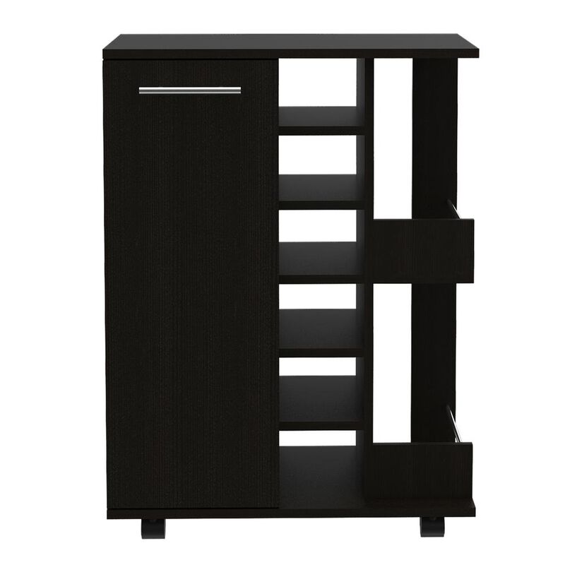 Magda Bar Cart Black Wengue