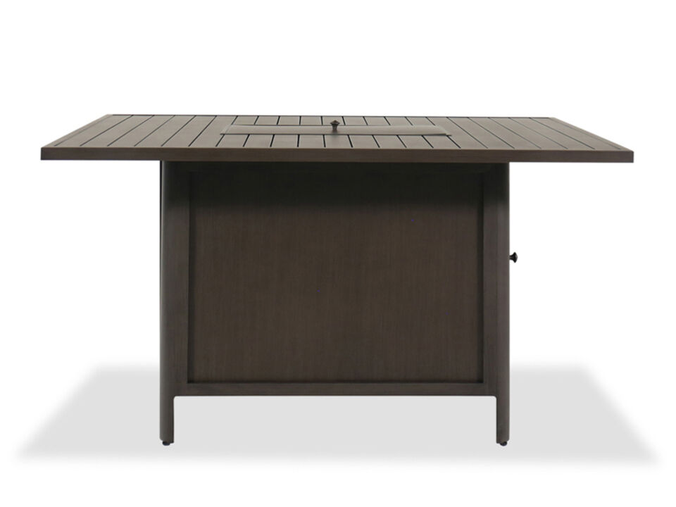 Adeline Counter Dining Fire Pit Table