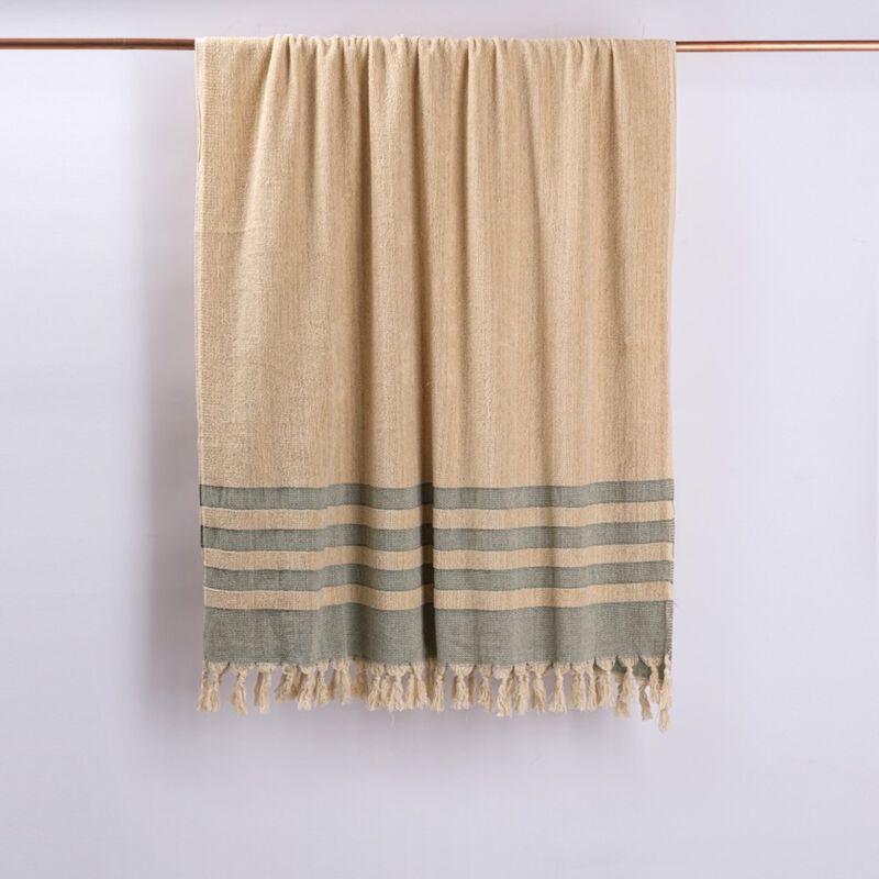 Hand loomed Linen Terry Bath Towel