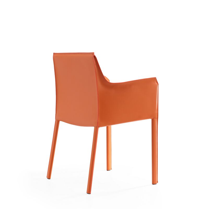 Paris Orange Dining Arm Chair