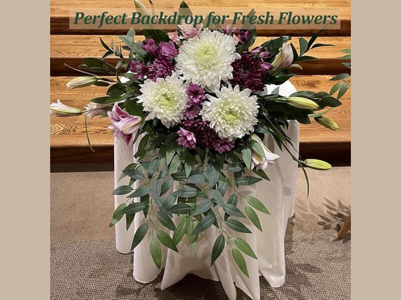 18 Piece Artificial Greenery Stems Wedding Centerpiece Decor image number 2
