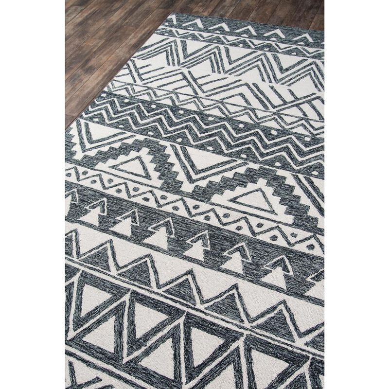 Momeni Contemporary Rectangle Area Rug, Denim, 2' X 3'