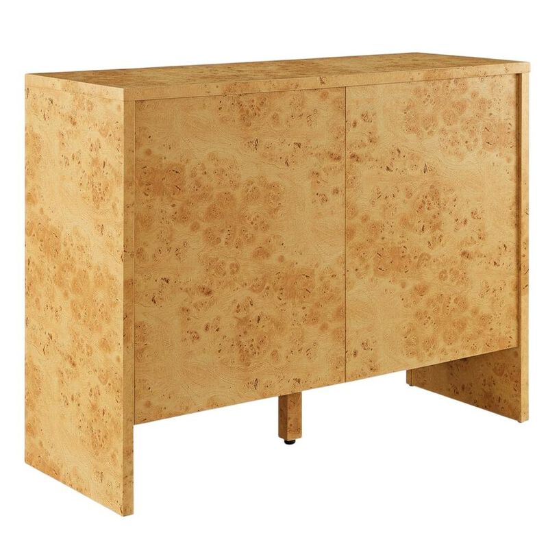 Wooden Brown Sideboard with Engineered Material and Sleek Design image number 0