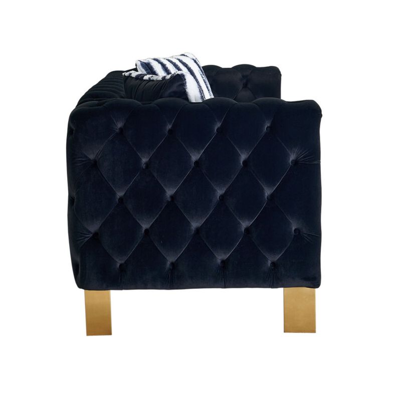 Grirn Velvet Chesterfield Sofa image number 8