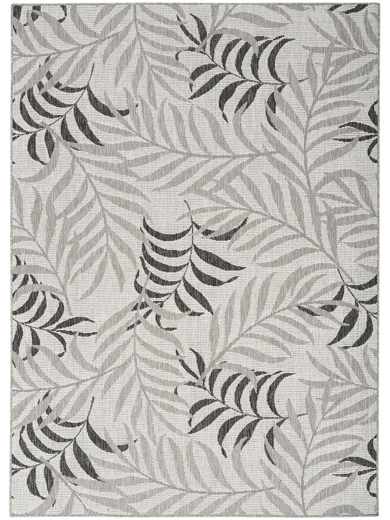 Garden Oasis GOA01 Gray 6' x 9' Rug