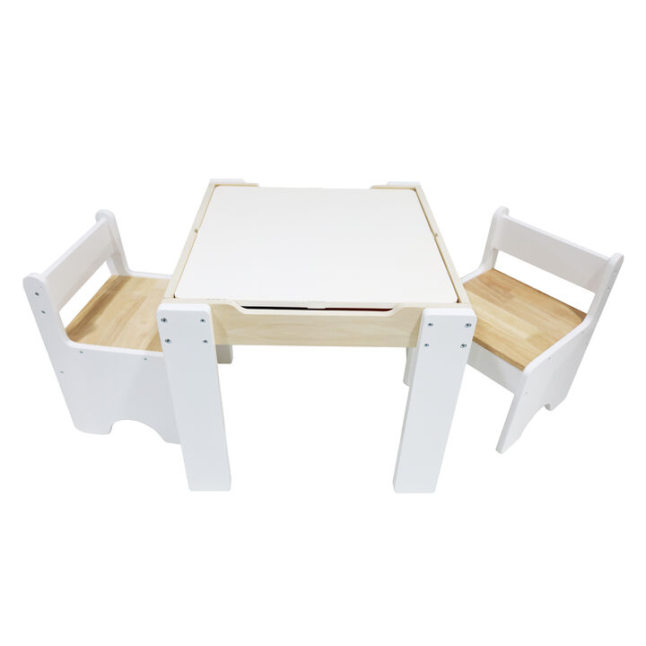 Teamson Kids 3-pc. Multi-Activity Table with Reversible Tabletop & Storage