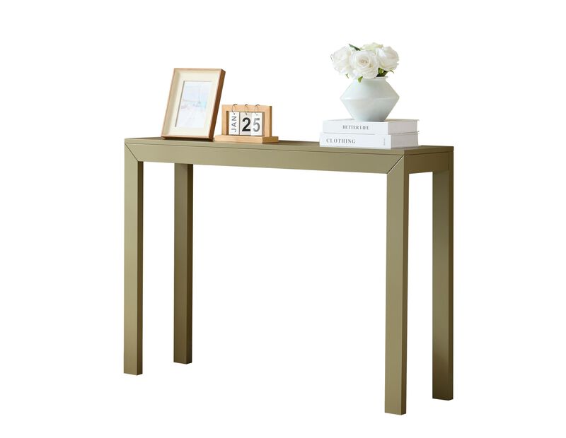 Kings Brand Furniture Russel Long Console Table - Minimalist and Slim Entryway Table for Decorative Displays, Sofa Table