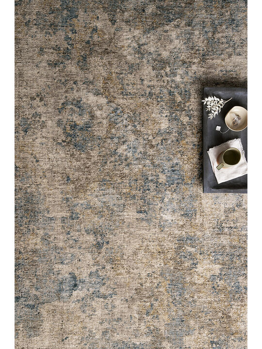 Gaia GAA03 Taupe/Denim 4' x 5'7" Rug