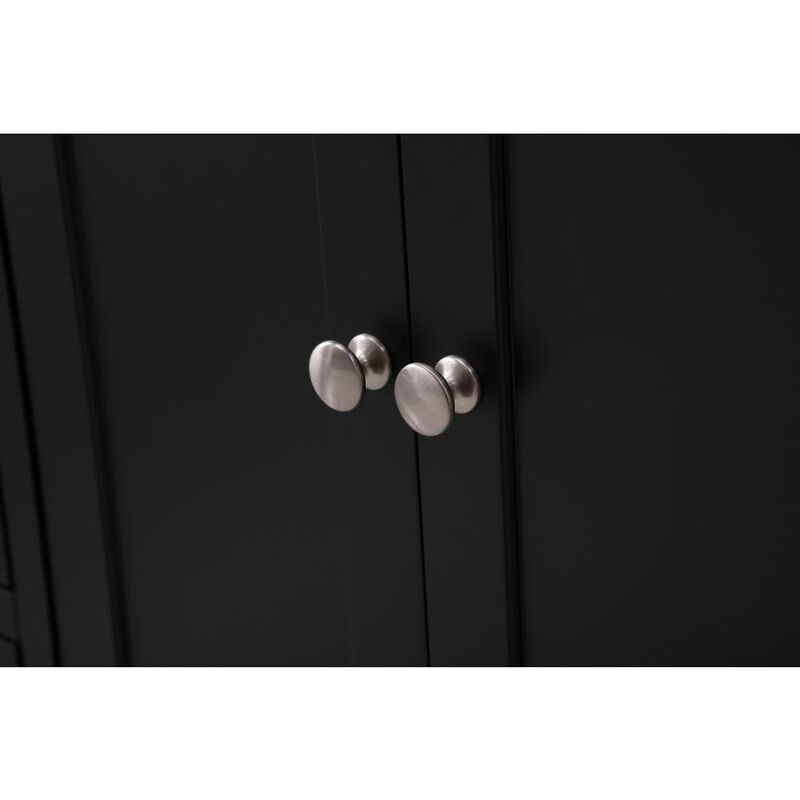 Elegant Kitchen and Bath 48 inch Single bathroom vanity set in black