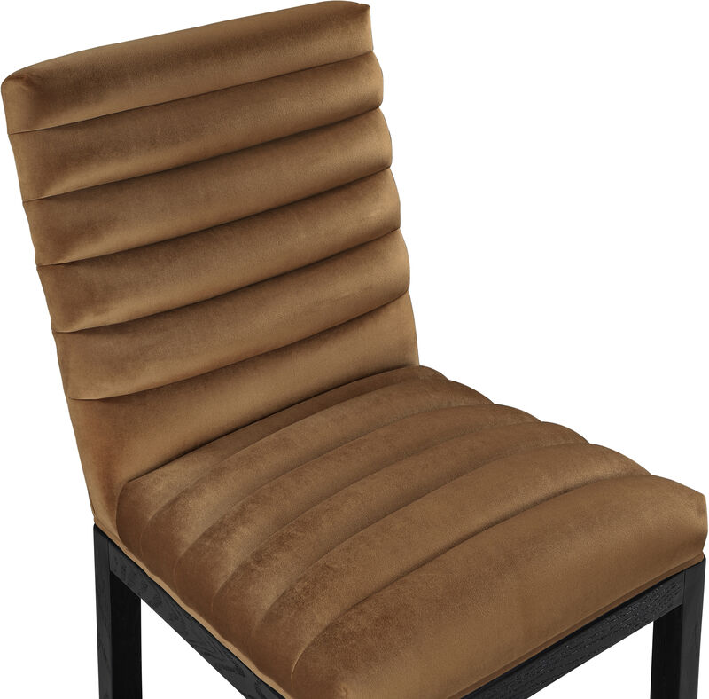 Meridian Furniture Evelyn Beige Velvet Dining Chair