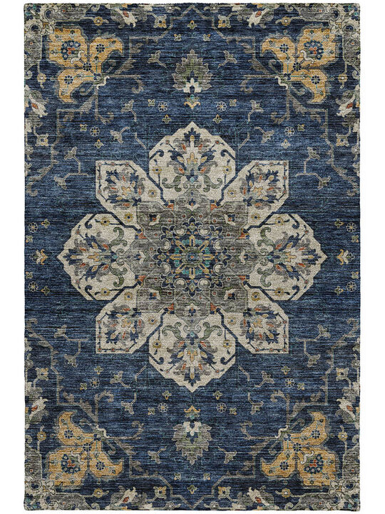 Silk Road SR6 Navy 8' x 10' Rug