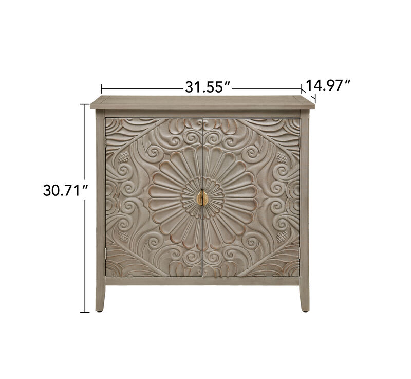 Hezint 2 Door Cabinet image number 3