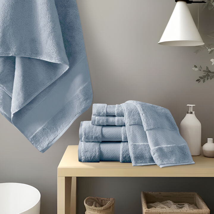 Gracie Mills Thalia 6-Piece 600gsm Turkish Cotton Bath Towel Set