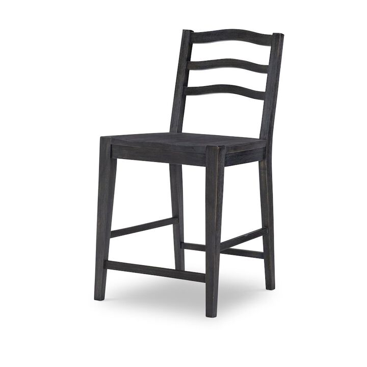 Legacy Classic Halifax Counter Height Ladder Back Chair (Kd, Wood Seat, Seat Height: 24)