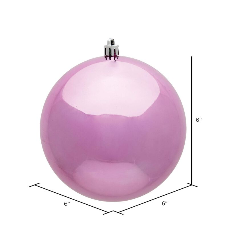 Vickerman N591579DSV Ball Ornament with Drilled & Wired Cap image number 1