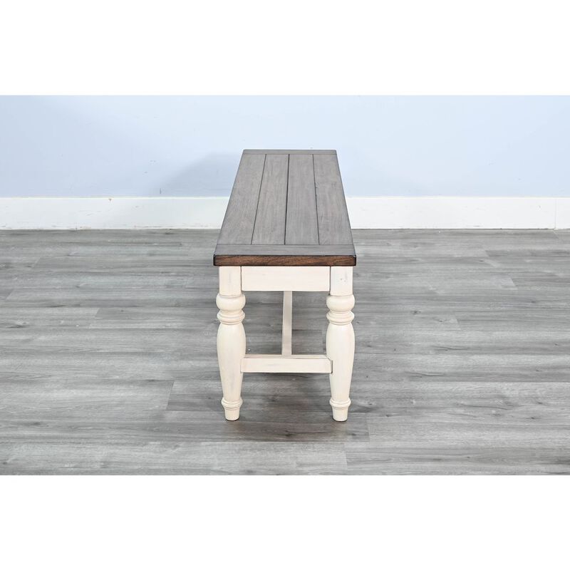 Sunny Designs Pasadena Bench with Mindi Veneer Seat image number 2
