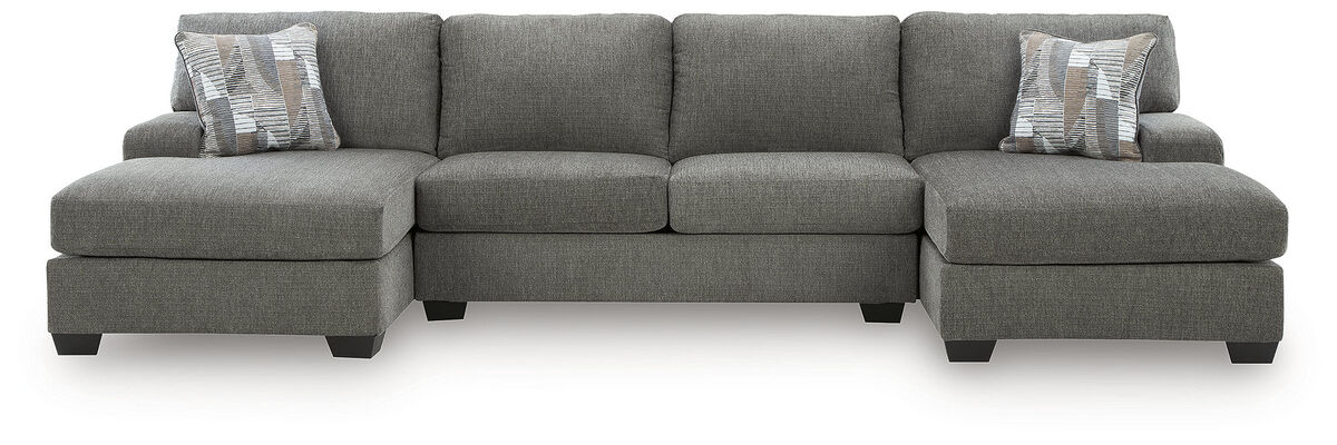 Newellen 3-Piece Sectional with Double Chaise