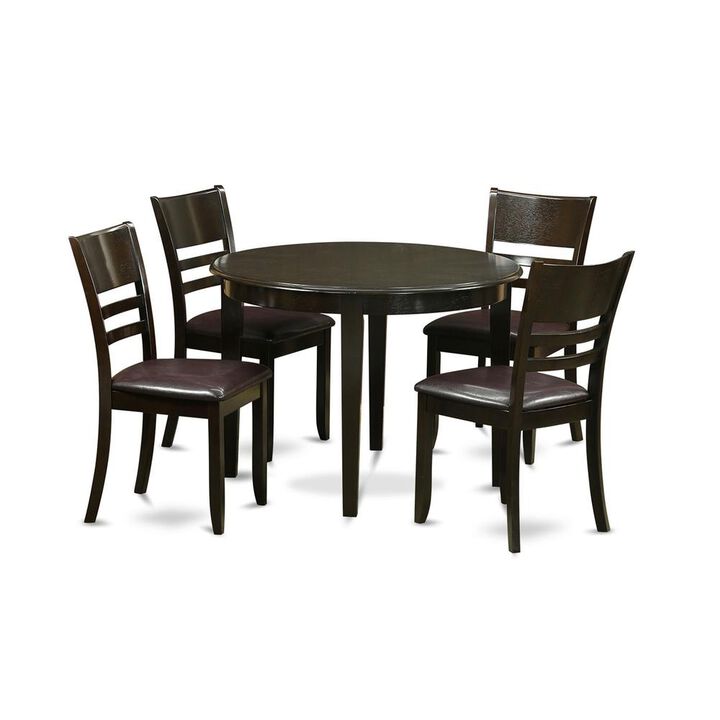 East West Furniture 5 PC  small  Kitchen  Table  set--Kitchen  Dining  nook  and  4  Kitchen  Chairs