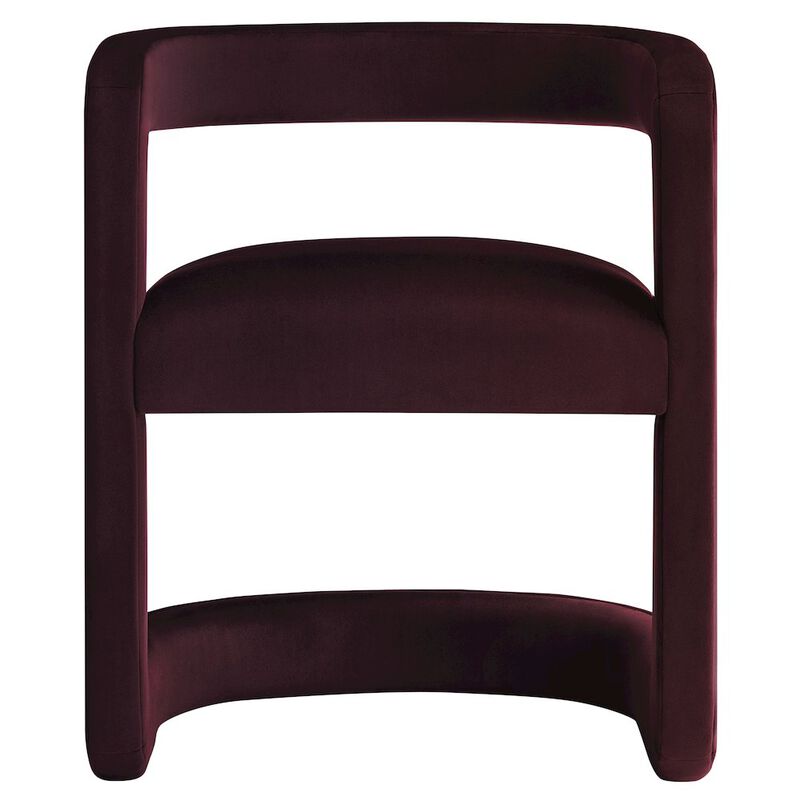 Winslow Barrel Performance Velvet Dining Chair image number 4