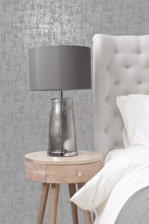 Asher Silver Distressed Wallpaper