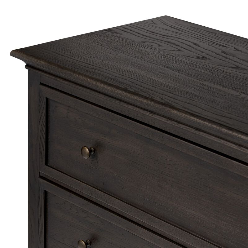 Geoffrey Smoked Black Tall Dresser