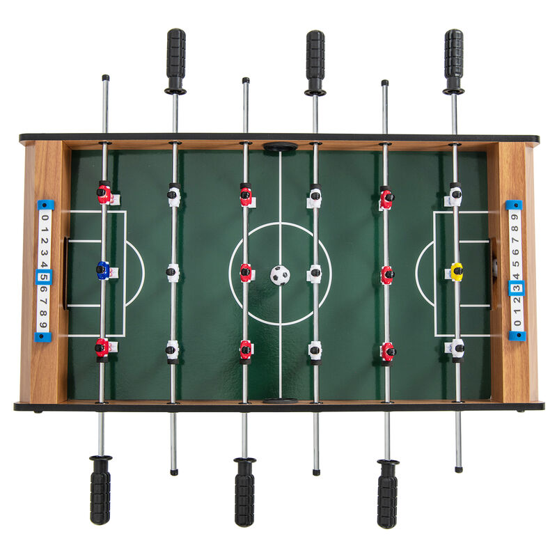 Portable Tabletop Foosball Game for Kids Adults and Indoor Play-Natural image number 3