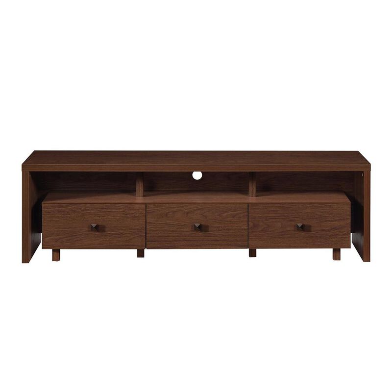 Techni Mobili Elegant TV Stand For TV's Up To 70 with Storage. Color: Hickory