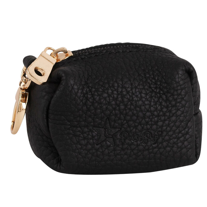 POISEPUP Fancy Handmade Genuine Leather Dog Waste Bag Holder for Girl & Boy Puppies