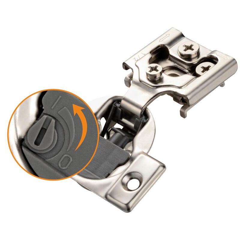 STIANC 10 Pack 1/2 Overlay 4D Soft Close Hinges for Face Frame Kitchen Cabinet, Adjustable Closing Speed, Quiet Self-Shut Door