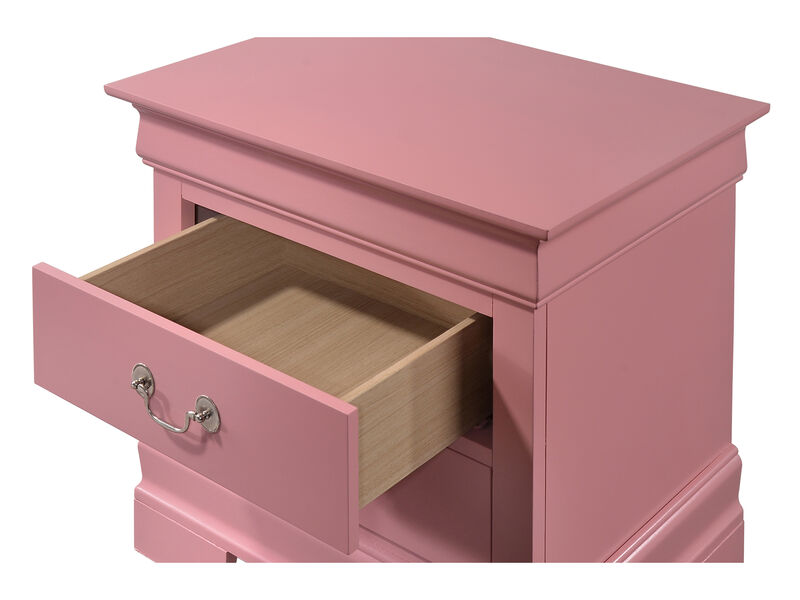 Louis Philippe 2-Drawer Nightstand (24 in. H X 22 in. W X 16 in. D)