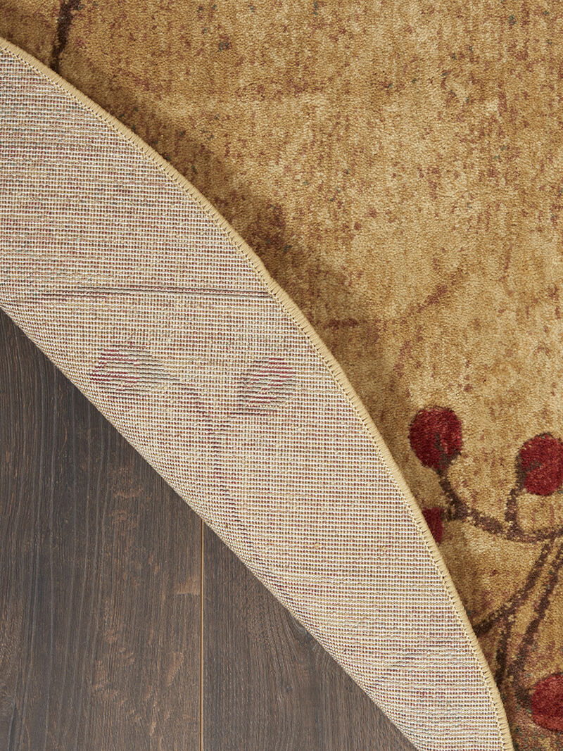 Somerset ST74 Latte 3'6" x Round Rug