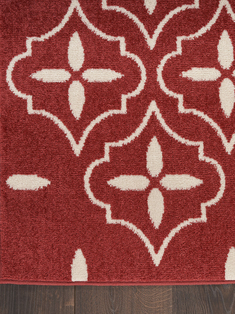 Nourison Essentials NRE04 Brick/Ivory 8' x 10' Rug