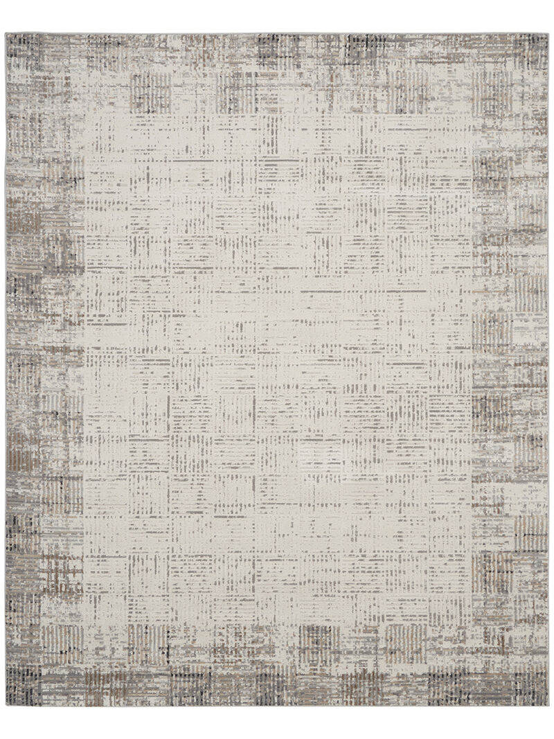 Elation ETN05 Ivory/Gray 7' x 10' Rug
