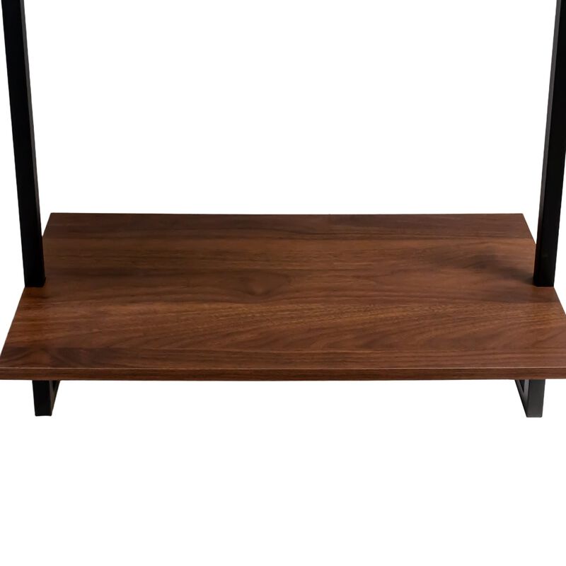 Clihome 3 Tier and 2 Tier Bathroom Shelves Metal, Wood Hanging Storage Bookshelf image number 4