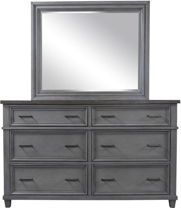 Caraway Slate Dresser & Mirror