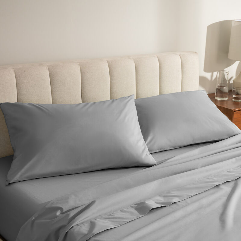 100% Organic Cotton Percale Cooling Pillowcase Set image number 2