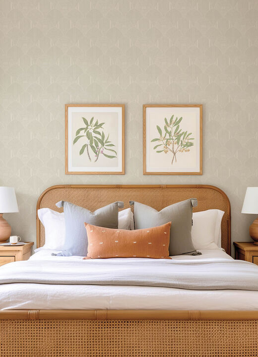 Meyberg Ivory Geometric Wallpaper
