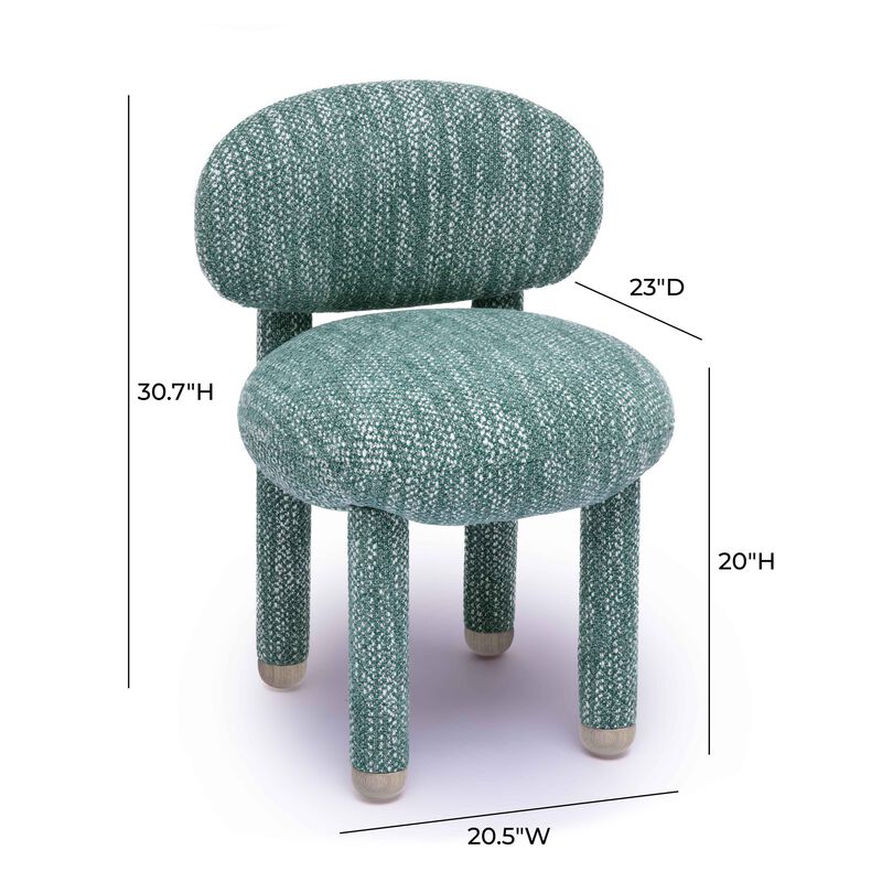 Manu Knubby Performance Fabric Side Chair