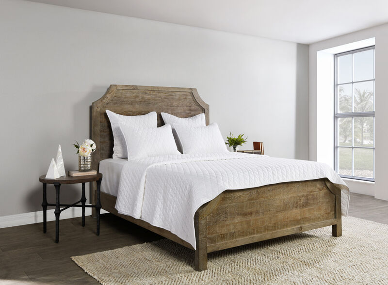 Vintage Lana White 3-Piece Queen Quilt Set