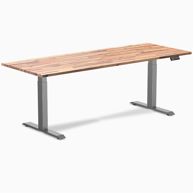 Desky Dual Softwood Sit Stand Desk image number 0