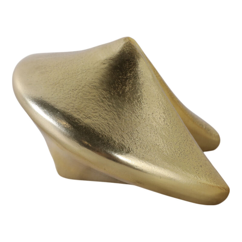 5" Metal Fortune Cookie, Gold image number 2