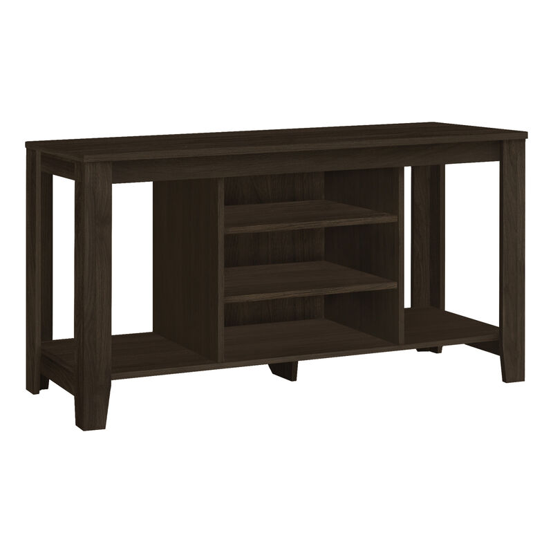 TV Stand with Open Shelving – Durable Entertainment Center for Living Room, Gaming, and Organization