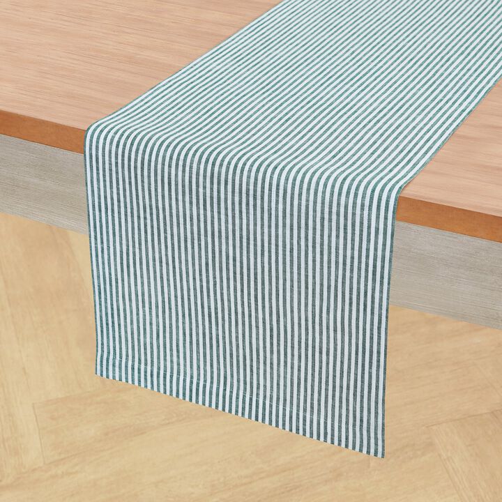 Linen Table Runner - Narrow Stripe