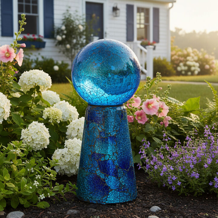 Mosaic Gazing Globe Stand