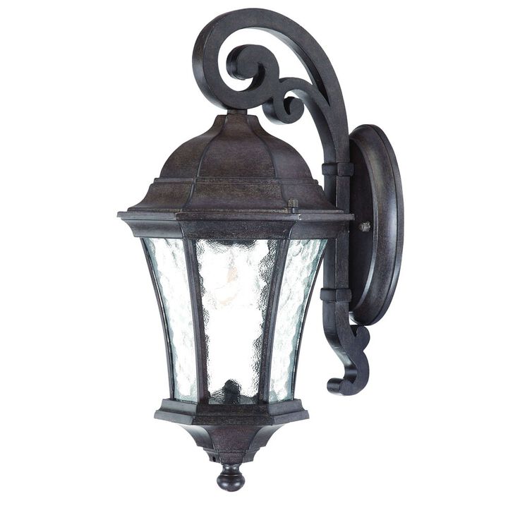 Wall-Mounted Tapered Lantern Light – Outdoor Hanging Fixture for Yard or Driveway