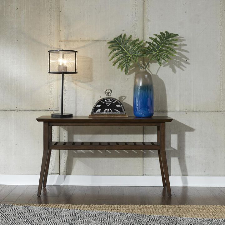 Liberty Furniture Ventura Blvd Sofa Table in Bronze Spice