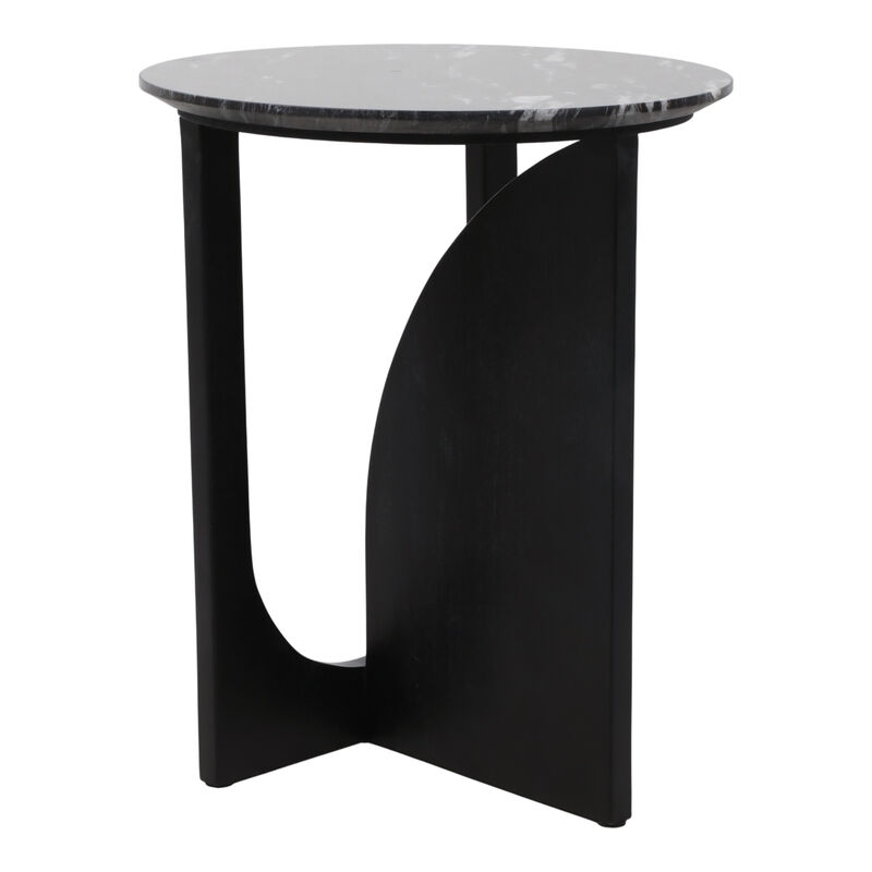 Modern Accent Table in Black image number 2