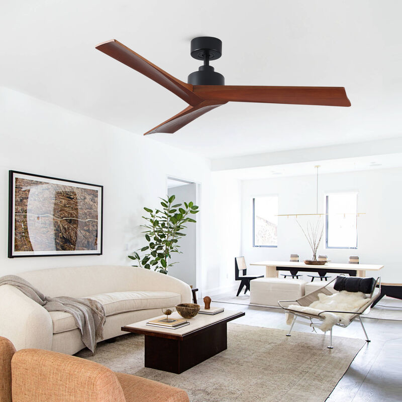 ELEMENT ACE Low Profile Energy Efficient Ceiling Fan Ideal for Medium Sized Rooms with Remote Speed Control and ETL Safety Certification for Home and Office Use image number 5