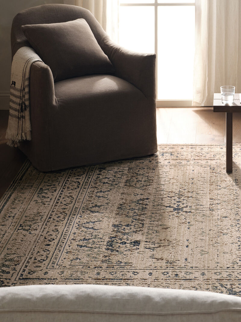 Patterned Silence Rosealyn Gray 8'6" x 12' Rug image number 1