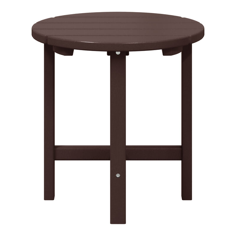 WestinTrends Adirondack Round Outdoor Side Table